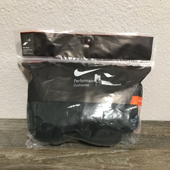 nike performance cotton socks no show